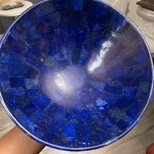 Lapis Lazuli Hand Carved Bowl